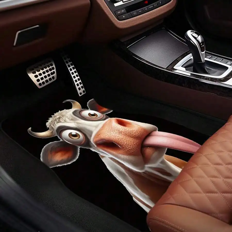 4pcs Funny Cow Print Car Floor Mats Set Universal Full Coverage Interior Accessories For Sedans SUVs Trucks
4pcs Funny Cow Print Car Floor Mats Set Universal Full Coverage Interior Accessories For Sedans SUVs Trucks