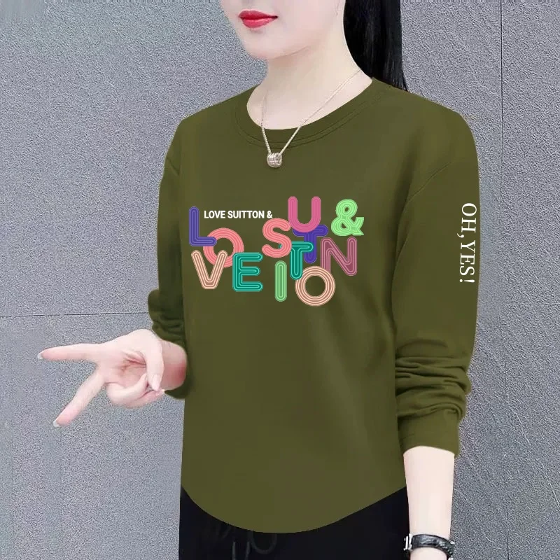 Long Sleeve T-Shirt Women's Base Shirt Inner Wear Top for Middle-Aged And Elderly Regular Fit Comfortable Breathable Crew Neck
Long Sleeve T-Shirt Women's Base Shirt Inner Wear Top for Middle-Aged And Elderly Regular Fit Comfortable Breathable Crew Neck