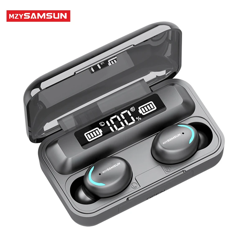 True Wireless Earphones F9 Sports Waterproof Headset Bluetooth Headphones TWS In Ear Earbuds Touch Control With Mic For Phone
True Wireless Earphones F9 Sports Waterproof Headset Bluetooth Headphones TWS In Ear Earbuds Touch Control With Mic For Phone