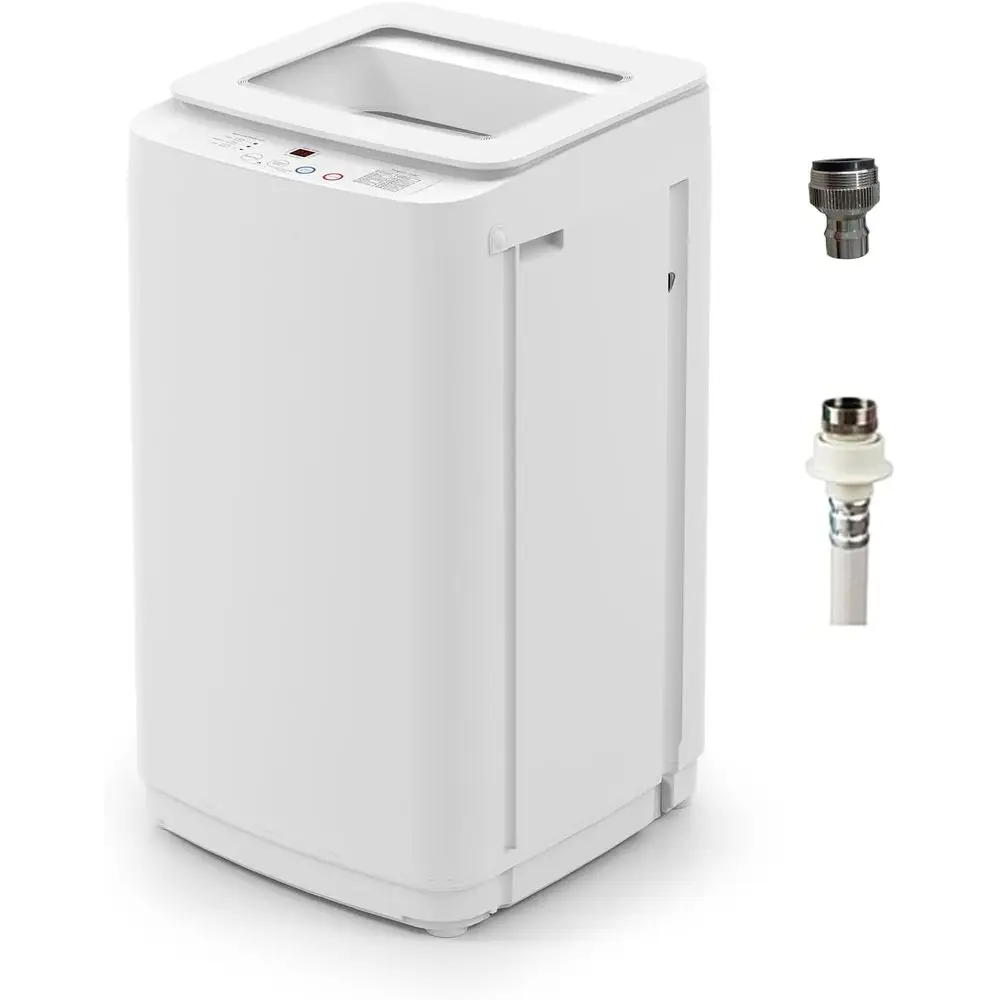 Compact 17LB Top-Load Washer: 10 Cycles, 3 Water Levels, LED Display for Laundry on the Go
Compact 17LB Top-Load Washer: 10 Cycles, 3 Water Levels, LED Display for Laundry on the Go