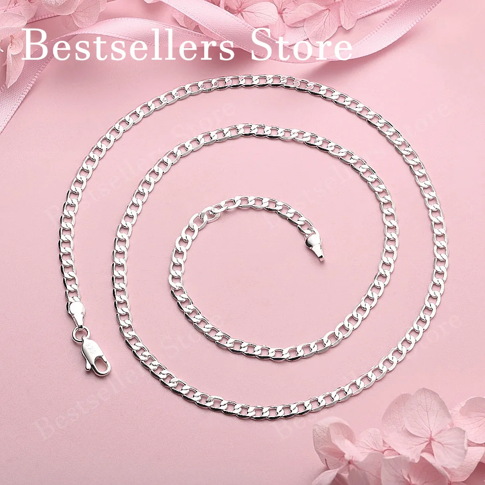 Charm 925 Sterling Silver Classic Figaro Necklace Men Women Fashion Party Wedding Jewelry
Charm 925 Sterling Silver Classic Figaro Necklace Men Women Fashion Party Wedding Jewelry