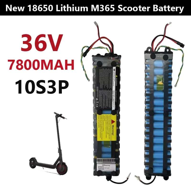 100% New 36V 7800mAh 18650 10S3P Li-ion Battery Pack NE1003-H Cell Communication Interface for Xiaomi M365 Electric Scooter
100% New 36V 7800mAh 18650 10S3P Li-ion Battery Pack NE1003-H Cell Communication Interface for Xiaomi M365 Electric Scooter