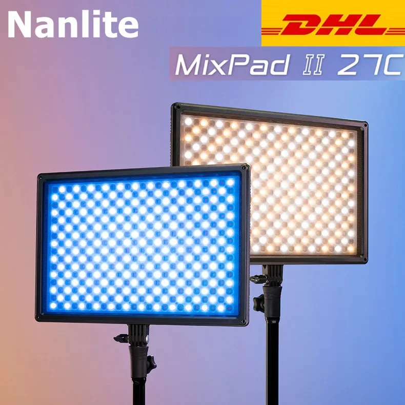 Mixpad II 27C RGBWW LED Video Panel Light 36W CTT 2700K-6500K RGB Lights Photography Fill Lighting RGB Color
Mixpad II 27C RGBWW LED Video Panel Light 36W CTT 2700K-6500K RGB Lights Photography Fill Lighting RGB Color