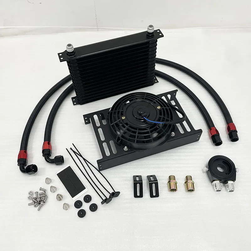 7-дюймовый электрический вентилятор, 7-15 рядов, масляный радиатор двигателя AN10 + комплект для перемещения масляного фильтра + монтажный кронштейн
7-дюймовый электрический вентилятор, 7-15 рядов, масляный радиатор двигателя AN10 + комплект для перемещения масляного фильтра + монтажный кронштейн