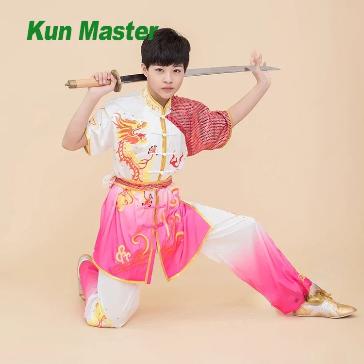 Custom Made Competition Kung Fu Uniform Tai Chi Wushu Performance Clothing Women Men Child Dragon Embroidery 2024 New Style
Custom Made Competition Kung Fu Uniform Tai Chi Wushu Performance Clothing Women Men Child Dragon Embroidery 2024 New Style