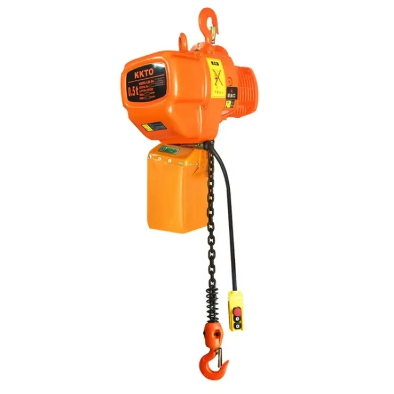 1 Ton Capacity Electric Chain Hoist with 4 Meter Crane 220V Small Steel Hook G80 Double Chain Ghost Head Design 
1 Ton Capacity Electric Chain Hoist with 4 Meter Crane 220V Small Steel Hook G80 Double Chain Ghost Head Design