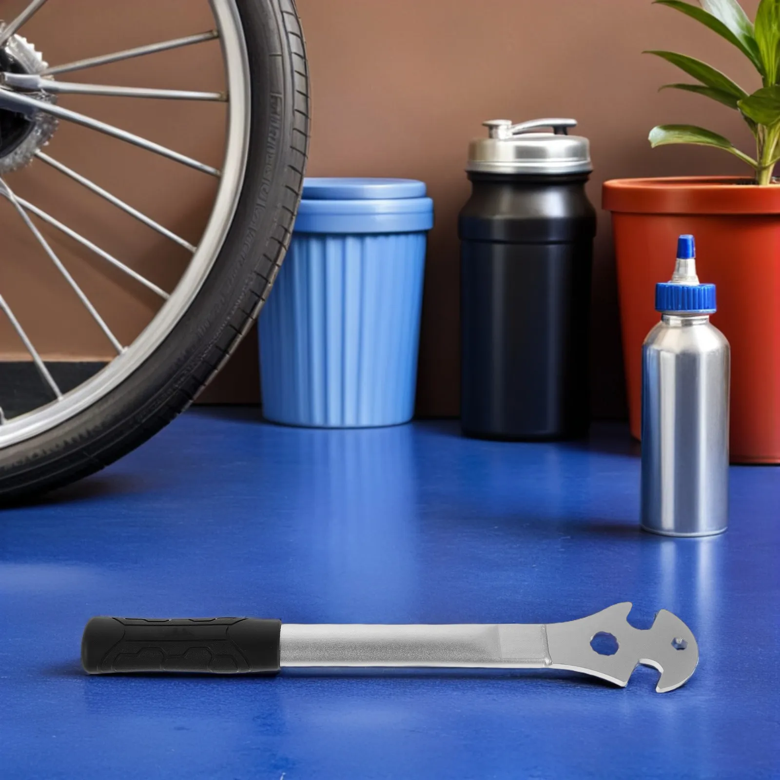 Bike Pedal Wrench Bicycle Pedal Removal Tool Extra Long Steel Handle Compact Design for Road Mountain Bike Repair Maintenance
Bike Pedal Wrench Bicycle Pedal Removal Tool Extra Long Steel Handle Compact Design for Road Mountain Bike Repair Maintenance