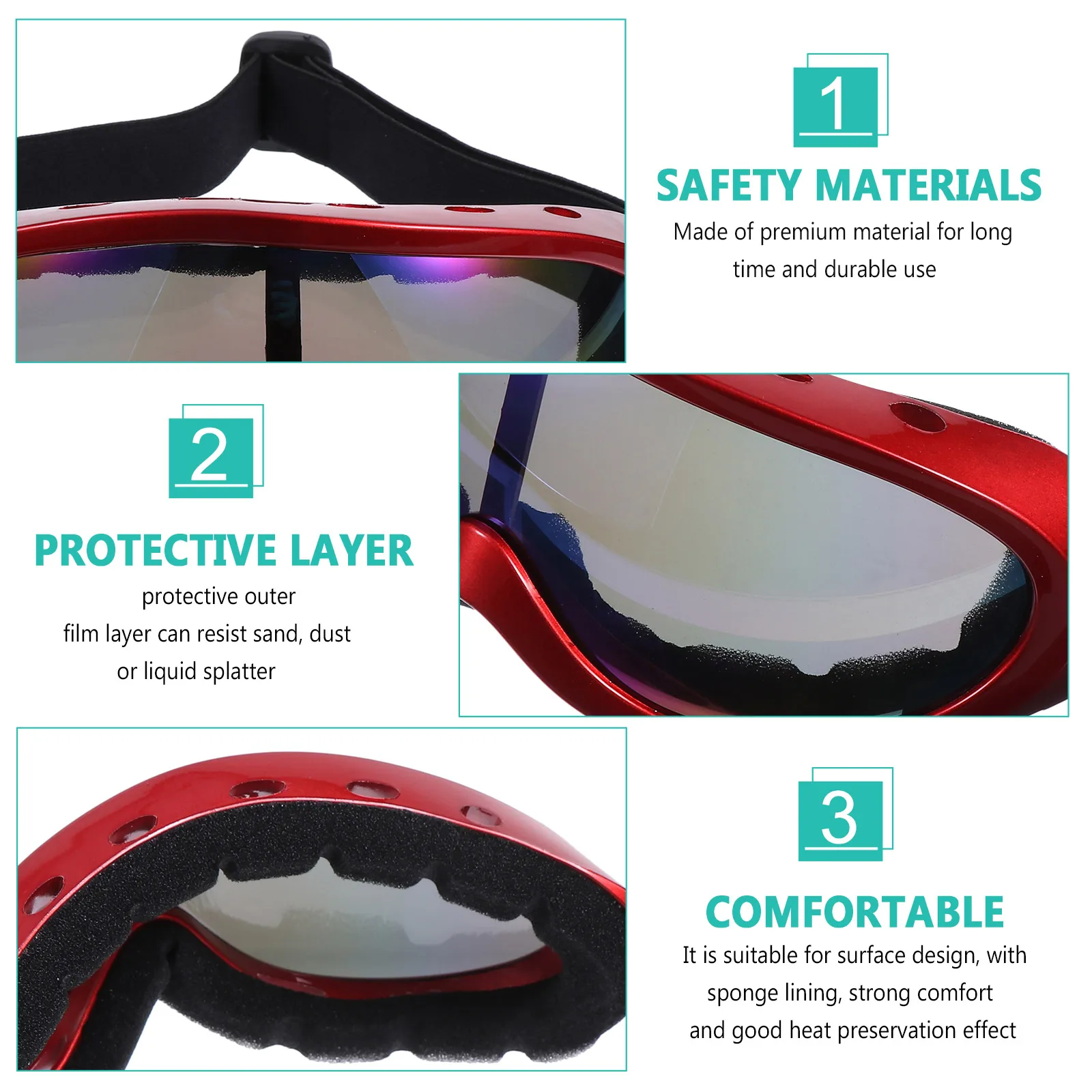 UV Protection Goggles Sports Eyewear Cycling Outdoor Skiing Glasses Mountaineering
UV Protection Goggles Sports Eyewear Cycling Outdoor Skiing Glasses Mountaineering