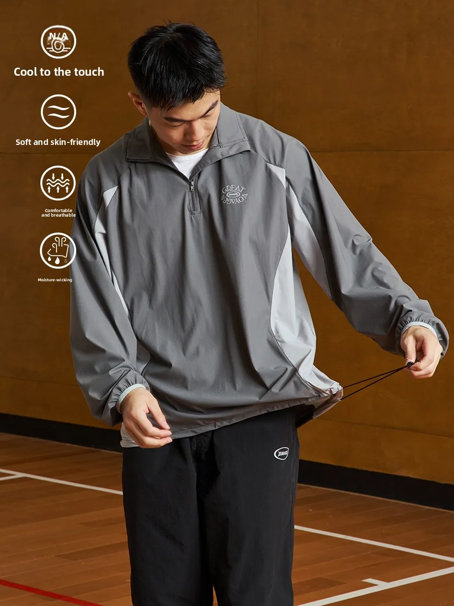 Luisi Moisture-ng Qui-Dry f-Zip Long-Serve irt Dstring Design Спортивная футболка для молодежи Осенняя тонкая Ame...
Luisi Moisture-ng Qui-Dry f-Zip Long-Serve irt Dstring Design Спортивная футболка для молодежи Осенняя тонкая Ame...