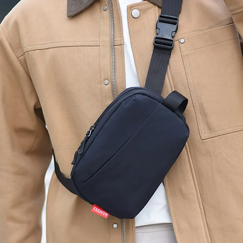Man's waist bag, street trend sports chest bag with adjustable shoulder straps, crossbody bag, suitable for travel and daily use
Man's waist bag, street trend sports chest bag with adjustable shoulder straps, crossbody bag, suitable for travel and daily use