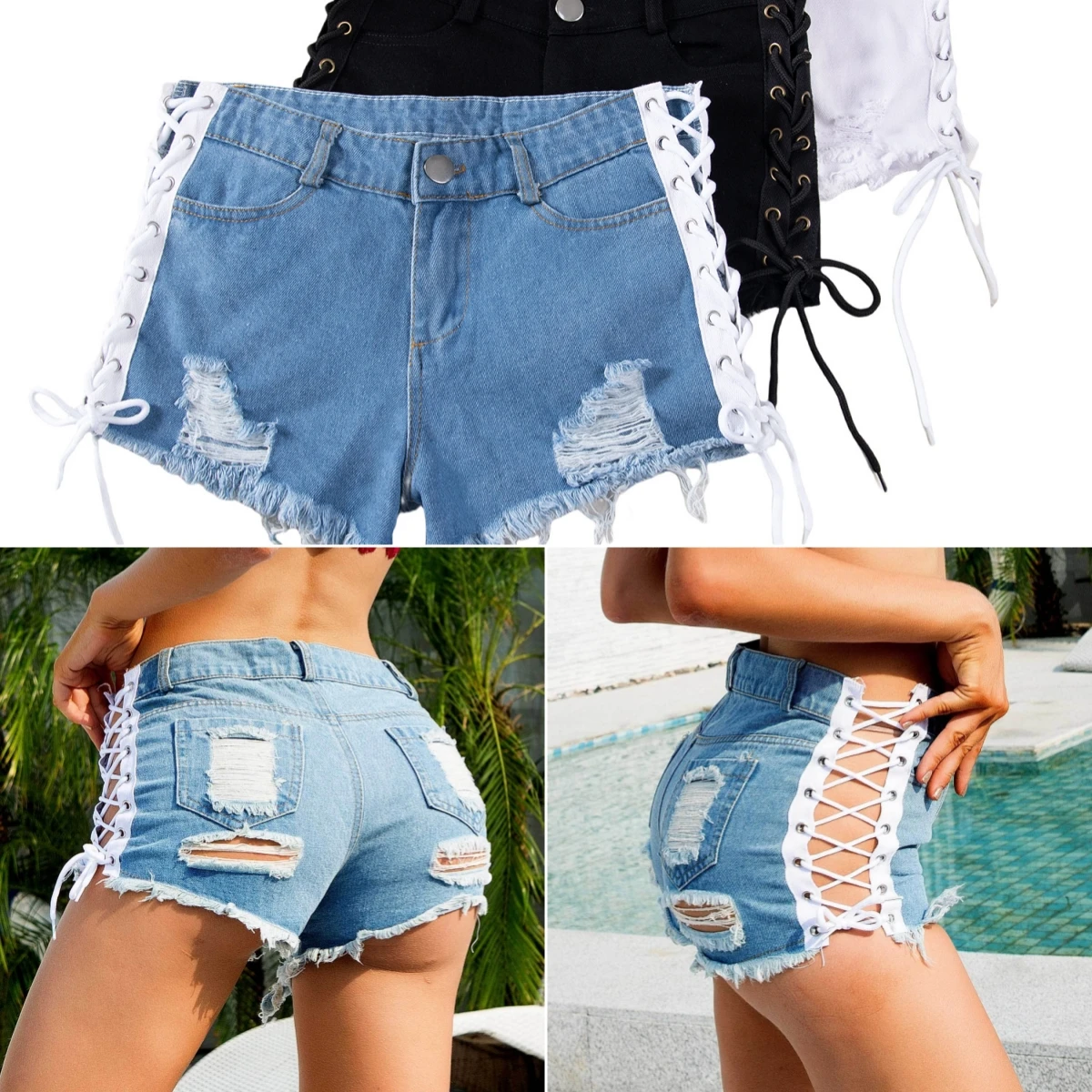 Denim Pant Women Jeans Short Pants Slim Fit High Waist Hole Sexy Hollow Out Trousers Y2k Streetwear Elegant Splice Work Casual
Denim Pant Women Jeans Short Pants Slim Fit High Waist Hole Sexy Hollow Out Trousers Y2k Streetwear Elegant Splice Work Casual
