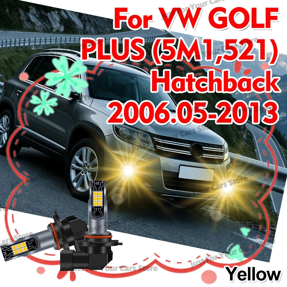 2Pcs Auto LED Fog Lights 3000K Yellow Lamp Bulbs For VW GOLF PLUS (5M1 521) Hatchback 2006.05-2013 2007 2008 2009 2010 2011 2012
2Pcs Auto LED Fog Lights 3000K Yellow Lamp Bulbs For VW GOLF PLUS (5M1 521) Hatchback 2006.05-2013 2007 2008 2009 2010 2011 2012