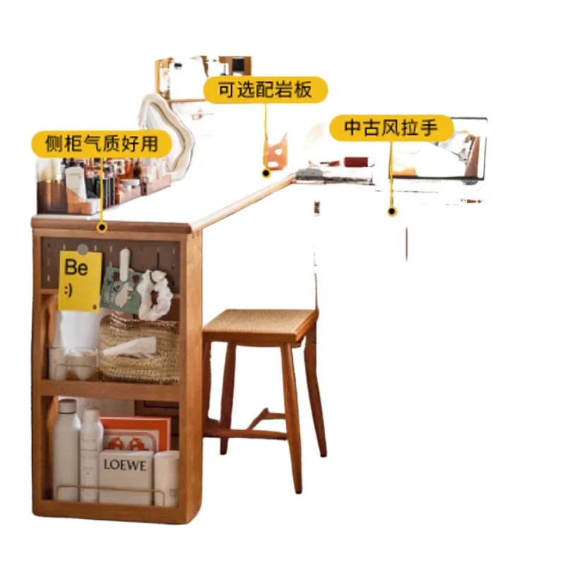 Annie dresser, bedroom Nordic makeup table, chest, integrated corner small apartment storage rock slab
Annie dresser, bedroom Nordic makeup table, chest, integrated corner small apartment storage rock slab