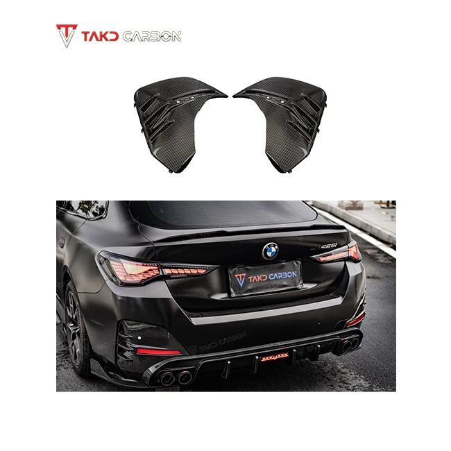TAKD Style Dry Carbon Fiber Rear Bumper Trim Panel for bmws 4 Series Sedan 4Doors G26 2021-UP
TAKD Style Dry Carbon Fiber Rear Bumper Trim Panel for bmws 4 Series Sedan 4Doors G26 2021-UP