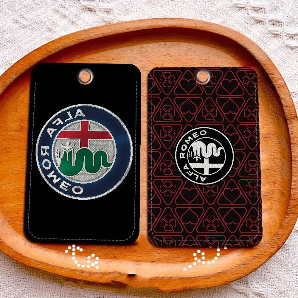 Кожаный чехол-картхолдер для ID-карт и пропусков с брелоком для ключей, прямоугольный, для Alfa Romeo
Кожаный чехол-картхолдер для ID-карт и пропусков с брелоком для ключей, прямоугольный, для Alfa Romeo