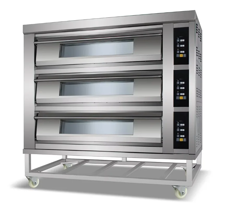 2026Horno Industrial Guangzhou Commercial Cake Pizza Bread Making 2 3 Deck 6 9 Tray Electric Bakery Baking Ovens for Sale Ba
2026Horno Industrial Guangzhou Commercial Cake Pizza Bread Making 2 3 Deck 6 9 Tray Electric Bakery Baking Ovens for Sale Ba