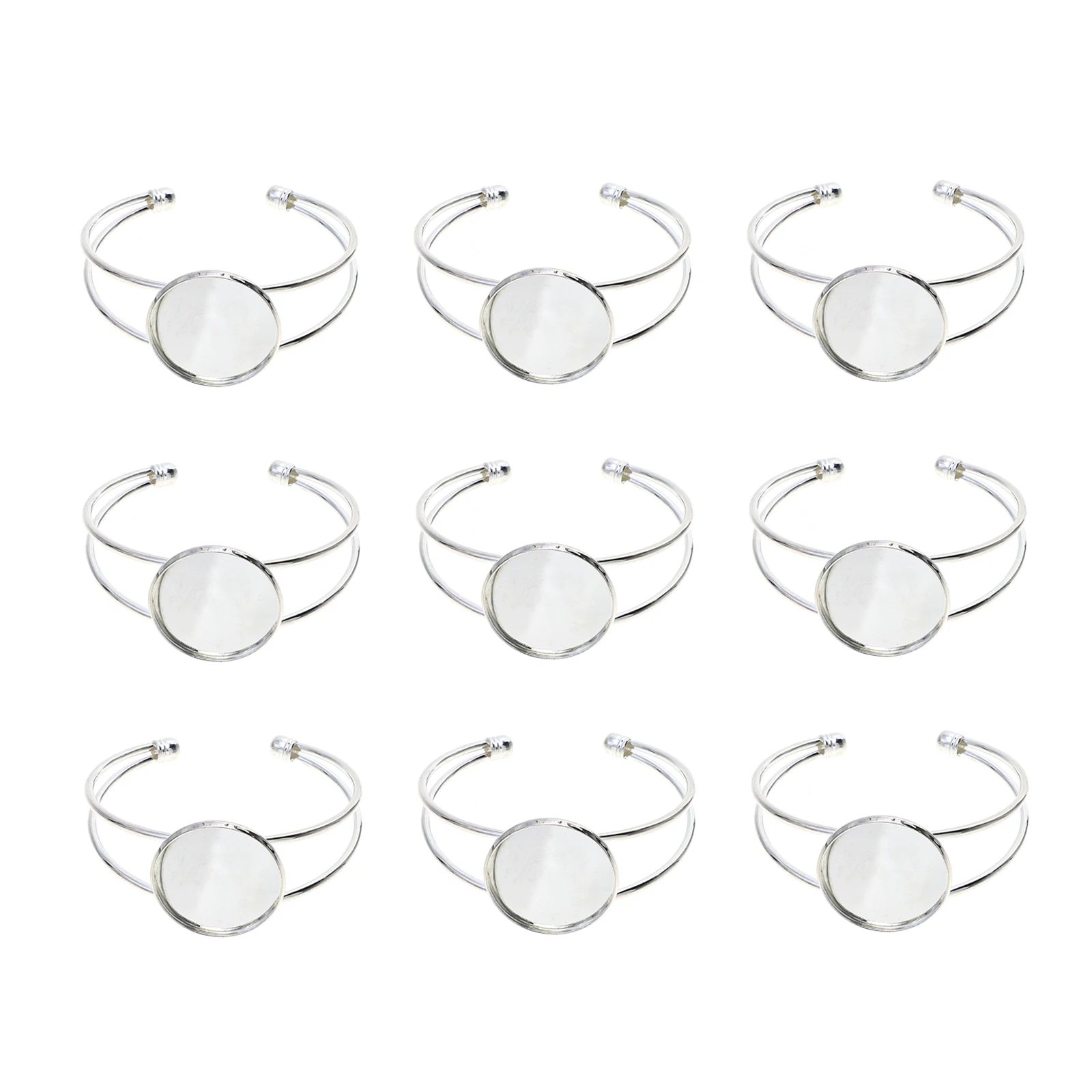 Copper Bracelet Base DIY Jewelry Making Supplies Adjustable Openings Wide Usage Craft Resin Photo Accessories
Copper Bracelet Base DIY Jewelry Making Supplies Adjustable Openings Wide Usage Craft Resin Photo Accessories