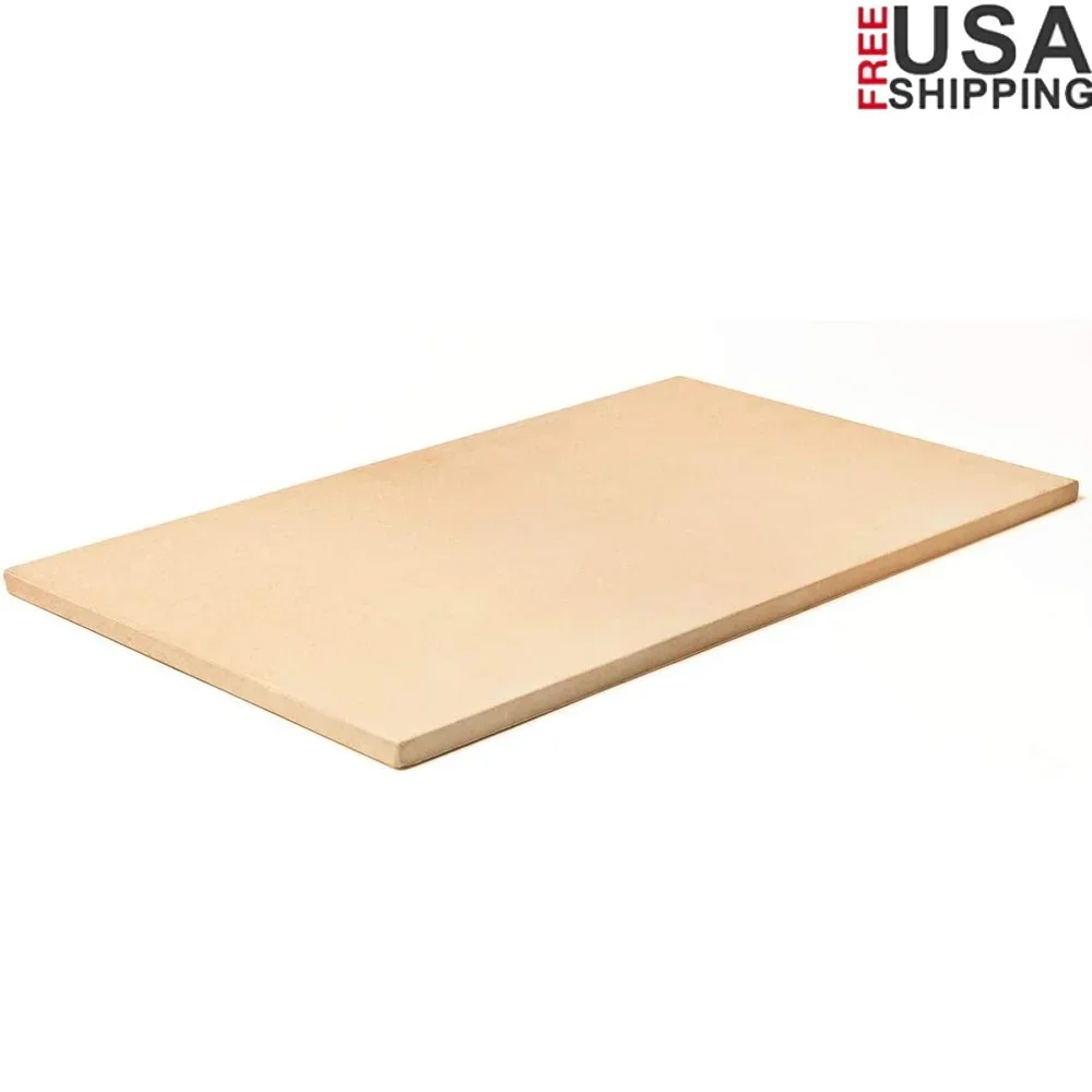 ThermaBond Baking Pizza Stone Oven Grill 20x13 Rectangular Non-Stick Kitchen Accessory Perfect Homemade Pizza Bread
ThermaBond Baking Pizza Stone Oven Grill 20x13 Rectangular Non-Stick Kitchen Accessory Perfect Homemade Pizza Bread
