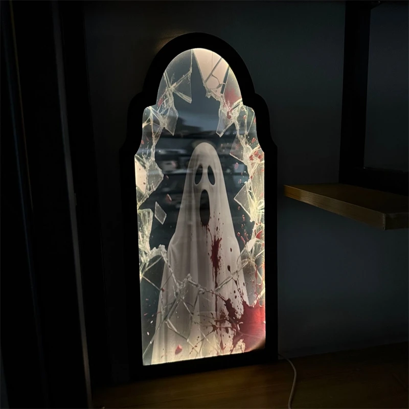 Ghost Decoration Halloween Mirror Creative Halloween Decoration Broken Screen Mirror Party Scene Creative Gifts Easter Gifts New
Ghost Decoration Halloween Mirror Creative Halloween Decoration Broken Screen Mirror Party Scene Creative Gifts Easter Gifts New