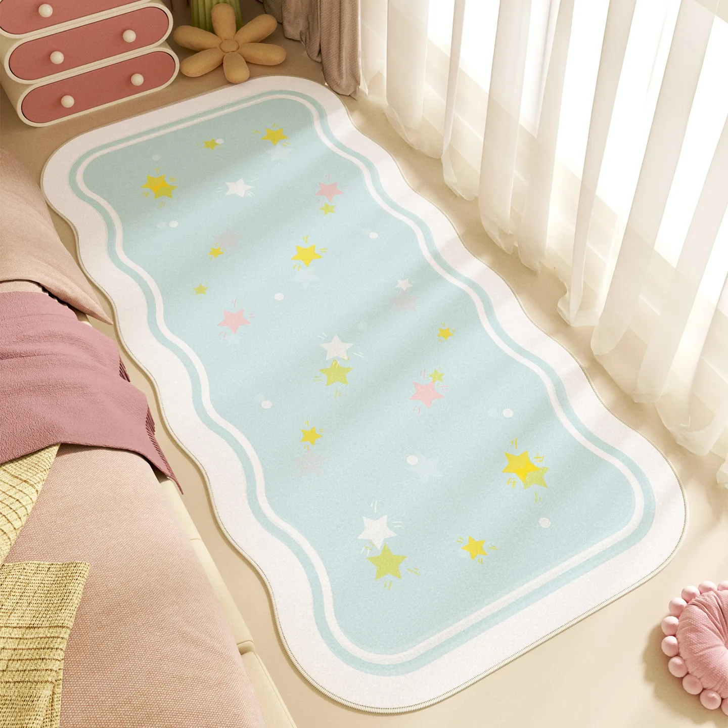 Bedroom Bedside Carpet Non-slip Soft Comfortable Floor Mat Cute Girl Plush Long Home Decoration Mats 양탄자 Alfombra Del Dormitorio
Bedroom Bedside Carpet Non-slip Soft Comfortable Floor Mat Cute Girl Plush Long Home Decoration Mats 양탄자 Alfombra Del Dormitorio