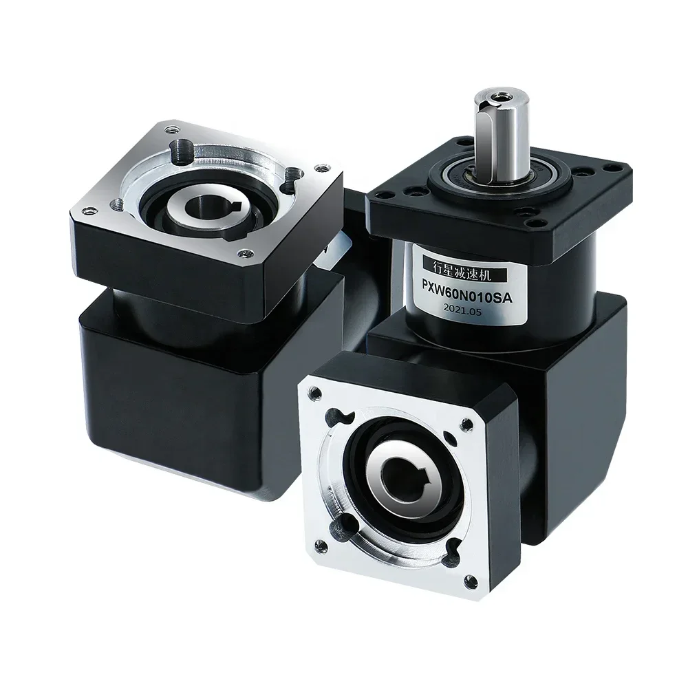 New Nema 24 Ratio 4 5 6 10 Right Angle 90 Degree PXW60 Planetary Reducer PXW 60 for Nema24 Servo Motor
New Nema 24 Ratio 4 5 6 10 Right Angle 90 Degree PXW60 Planetary Reducer PXW 60 for Nema24 Servo Motor