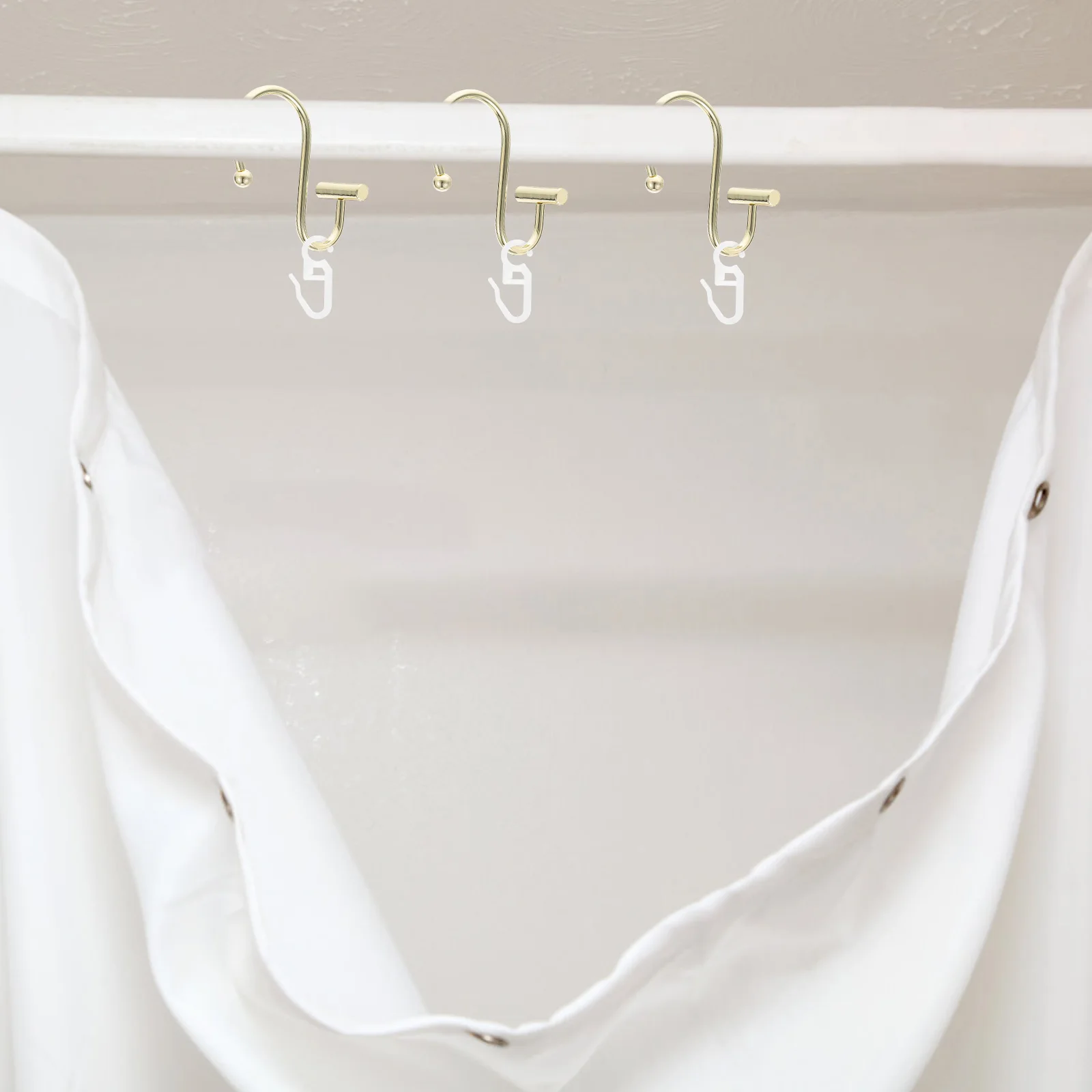 24pcs PVC Curtain Fabric Track Hooks 31MM White Plastic Sliders for Wall Shower Curtains Decorative Home Hardware Accessories
24pcs PVC Curtain Fabric Track Hooks 31MM White Plastic Sliders for Wall Shower Curtains Decorative Home Hardware Accessories