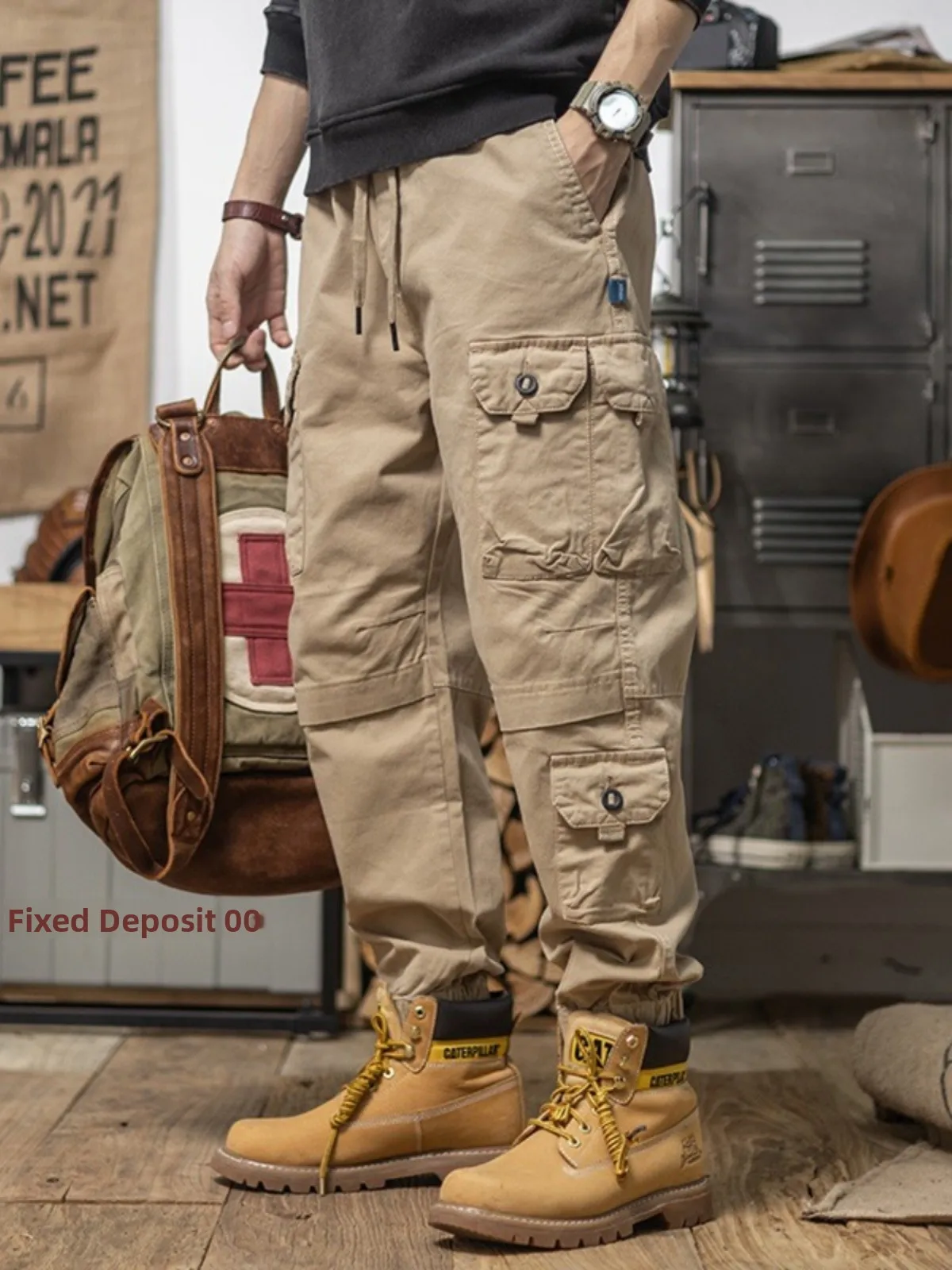 American Sle Workwear Casual Pants Men Spring Autumn Cuffed Loose Harlan Long Trousers Vintage Waed out Faion Brand
American Sle Workwear Casual Pants Men Spring Autumn Cuffed Loose Harlan Long Trousers Vintage Waed out Faion Brand