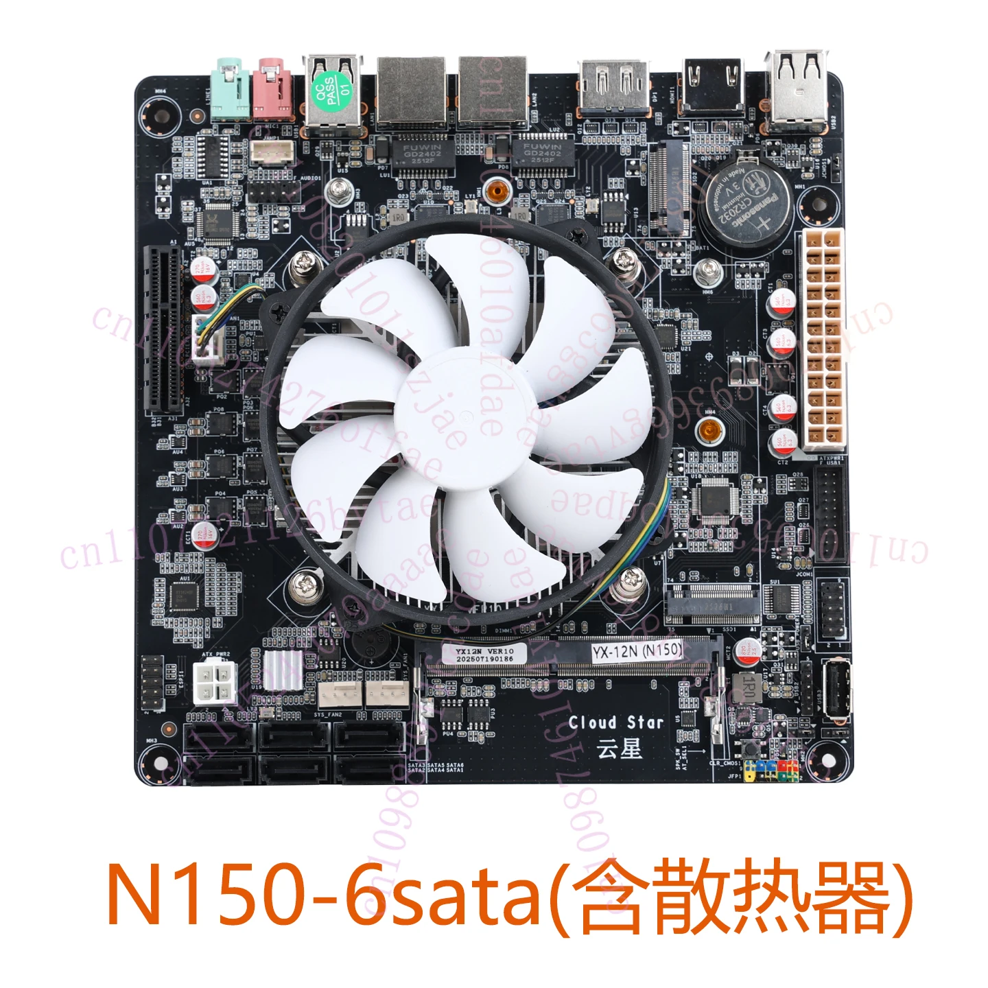 N150 NAS Motherboard Dual 2.5G LAN PCIe Slot Dual M.2 NVMe SSD Home Network Storage Server Mainboard
N150 NAS Motherboard Dual 2.5G LAN PCIe Slot Dual M.2 NVMe SSD Home Network Storage Server Mainboard