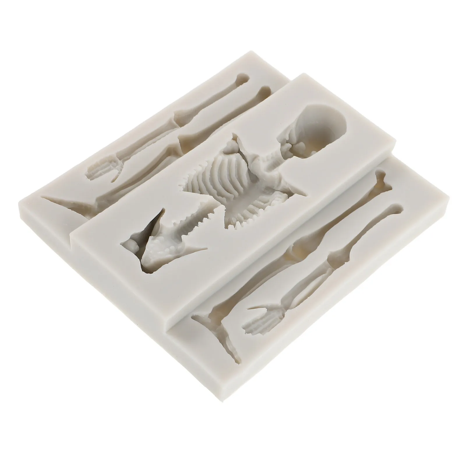 2Pcs Food Grade Silicone Skull Molds Halloween Theme Intricate Bone Pattern Easy Release for Baking Chocolate Candies Jellies
2Pcs Food Grade Silicone Skull Molds Halloween Theme Intricate Bone Pattern Easy Release for Baking Chocolate Candies Jellies