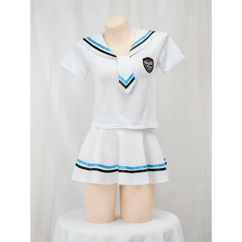 Anime Lolita Cosplay White Short Sleeve Tops Skirt Kawaii JK Unform Home Wear Halloween Party Costume Set Women
Anime Lolita Cosplay White Short Sleeve Tops Skirt Kawaii JK Unform Home Wear Halloween Party Costume Set Women