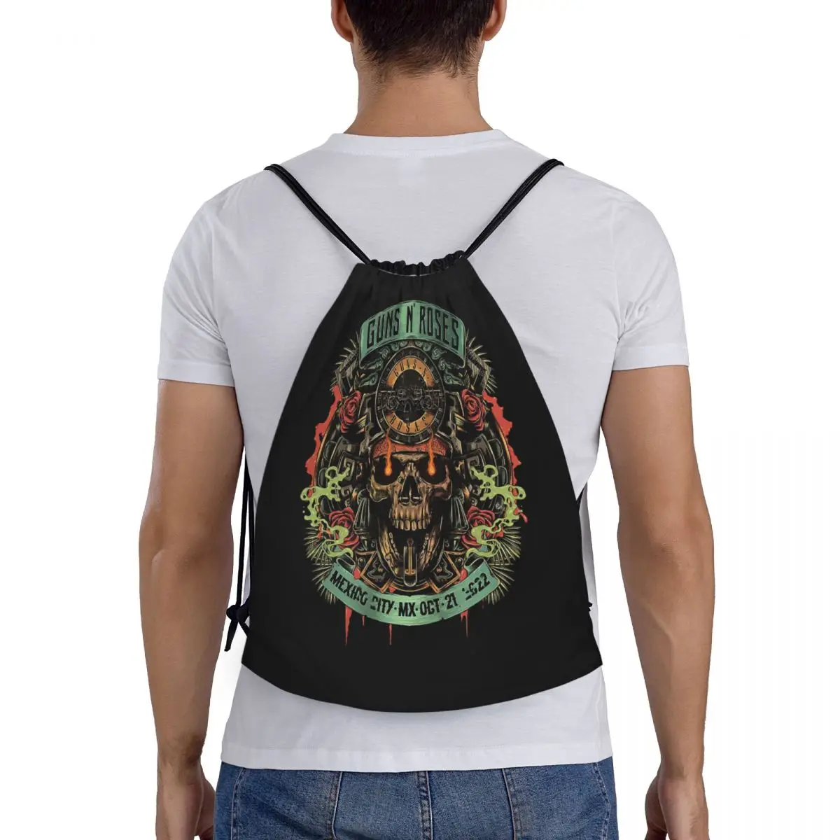 Guns N Roses Lightsaber Merch Backpacks Multi-function Drawstring Bundle Pocket Sports Bag Book Bags For Man Woman Students
Guns N Roses Lightsaber Merch Backpacks Multi-function Drawstring Bundle Pocket Sports Bag Book Bags For Man Woman Students