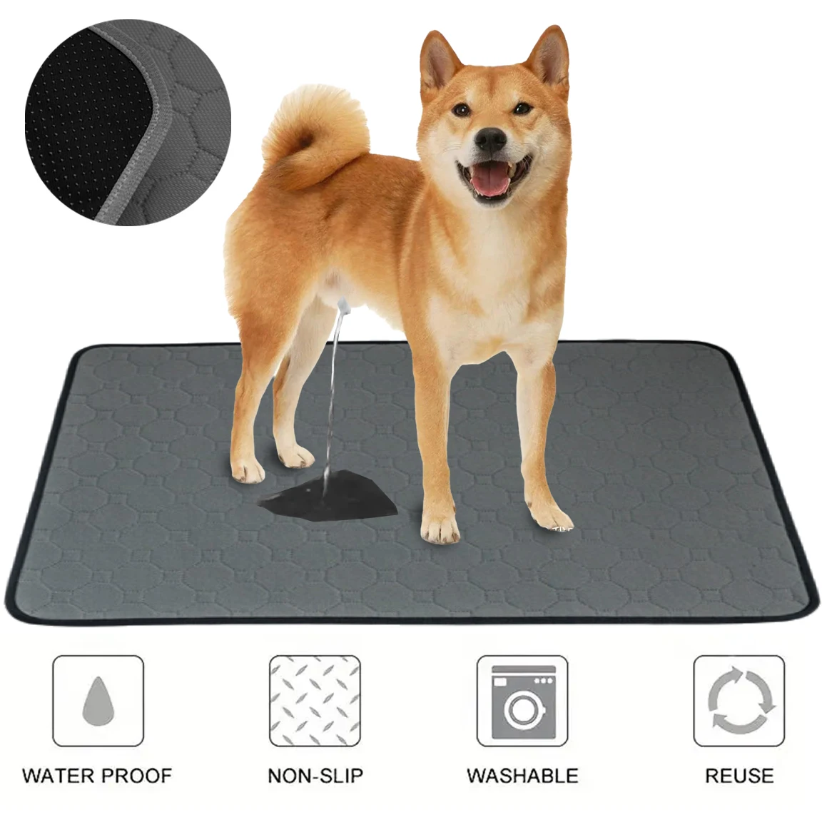Dog Repeat Absorbent Mat Cat Pee Pad Waterproof Blanket Washable Puppy Training Diaper Urine Mat for Car Seat Cover Pet Supplies
Dog Repeat Absorbent Mat Cat Pee Pad Waterproof Blanket Washable Puppy Training Diaper Urine Mat for Car Seat Cover Pet Supplies