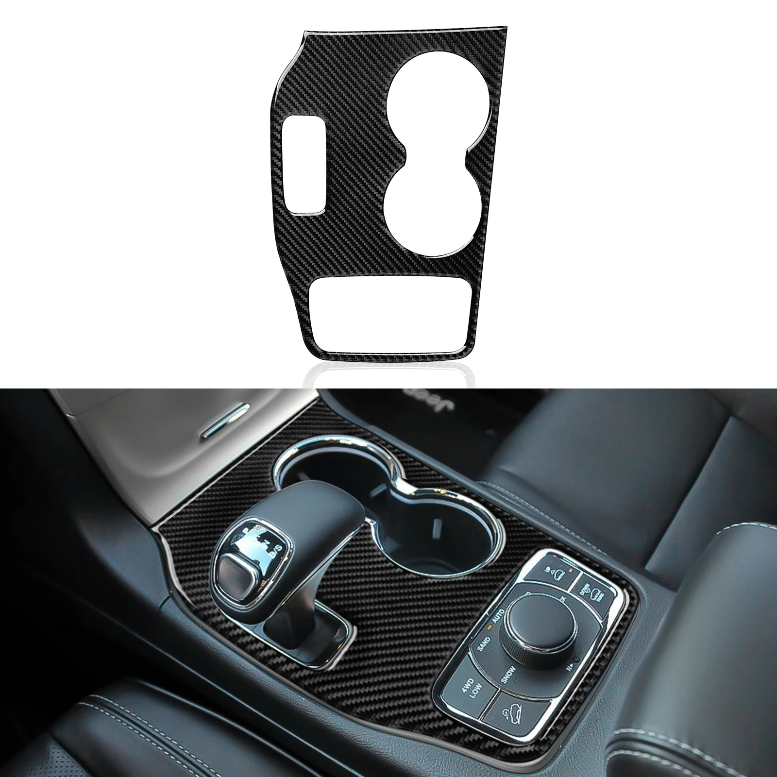 Carbon Fiber For 2014 2015 Jeep Grand Cherokee Accessories Car Gear Shift Panel Center Console Cup Holder Cover Trim Stickers
Carbon Fiber For 2014 2015 Jeep Grand Cherokee Accessories Car Gear Shift Panel Center Console Cup Holder Cover Trim Stickers