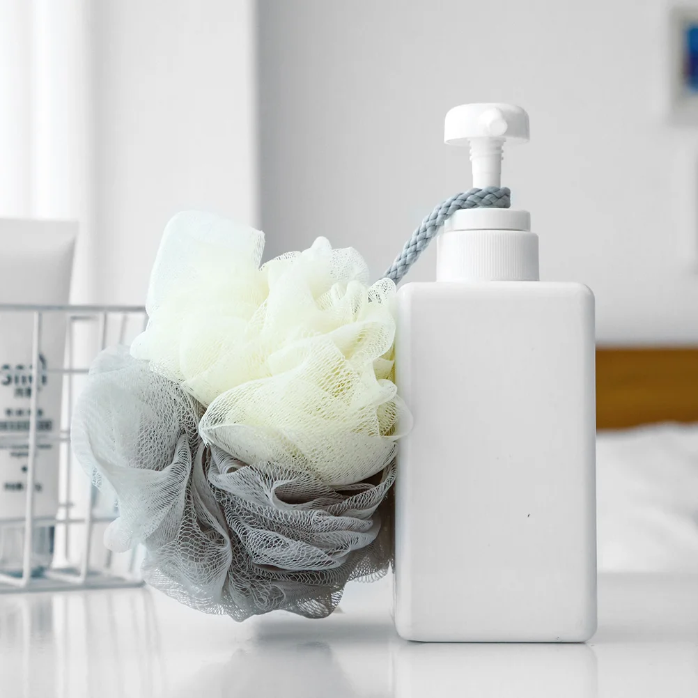 6Pcs Bath Ball Mesh Shower Sponge Double Color Soft Exfoliating Shower Puff Hanging Rope Bathroom Accessories Bath Sponge Bubble
6Pcs Bath Ball Mesh Shower Sponge Double Color Soft Exfoliating Shower Puff Hanging Rope Bathroom Accessories Bath Sponge Bubble