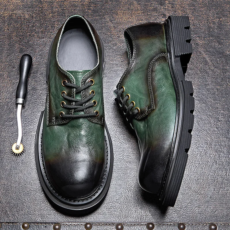 Elegant Man Cowhide Casual Business Shoes 2024 Spring New British Style Designer Luxury Genuine Leather Retro Dress Shoes Men
Elegant Man Cowhide Casual Business Shoes 2024 Spring New British Style Designer Luxury Genuine Leather Retro Dress Shoes Men