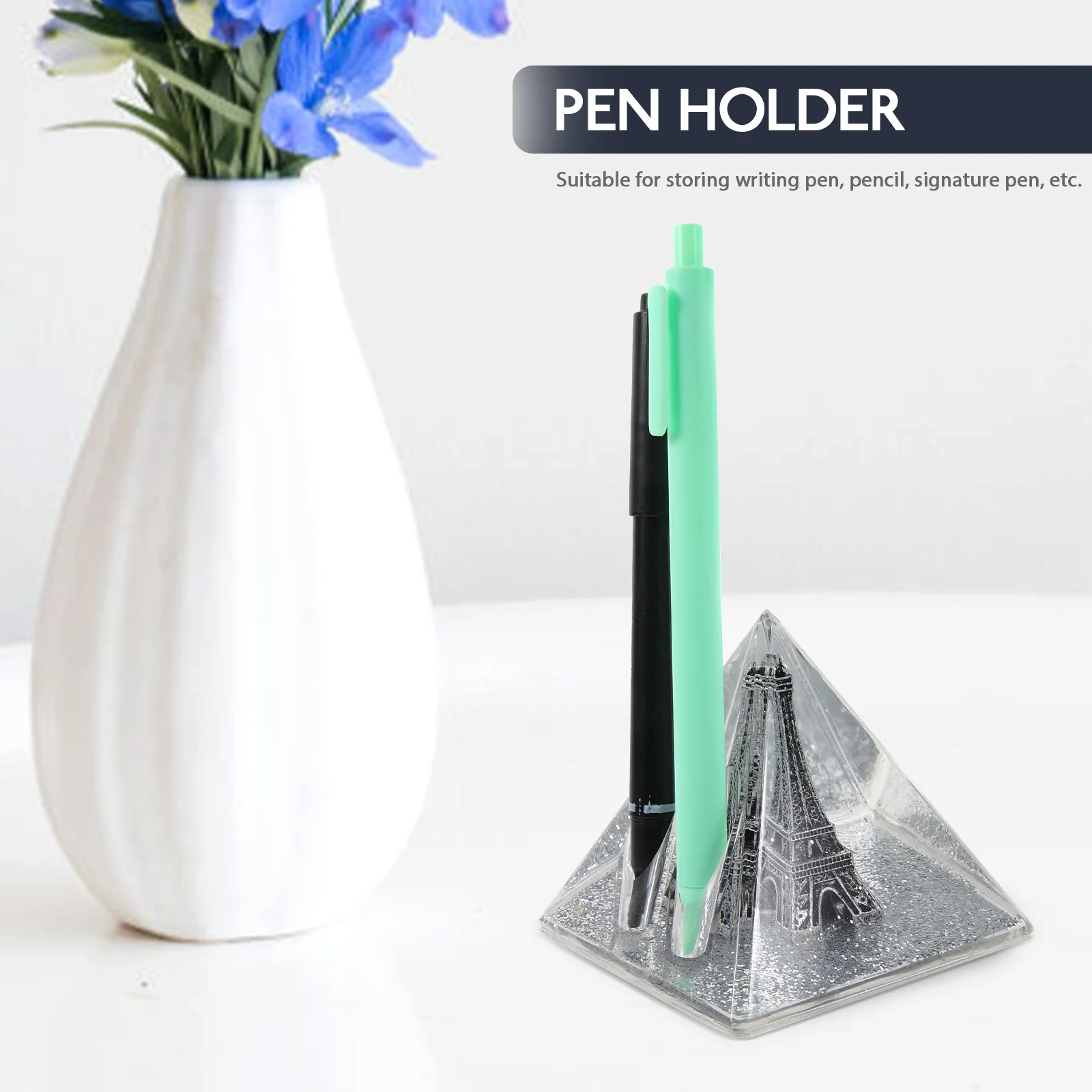1pc Eiffel Tower Pen Holder Desktop Decoration Creative Pencil Stand Single Slot Pen Rest Rack Stylish Desk Organizer For Office
1pc Eiffel Tower Pen Holder Desktop Decoration Creative Pencil Stand Single Slot Pen Rest Rack Stylish Desk Organizer For Office