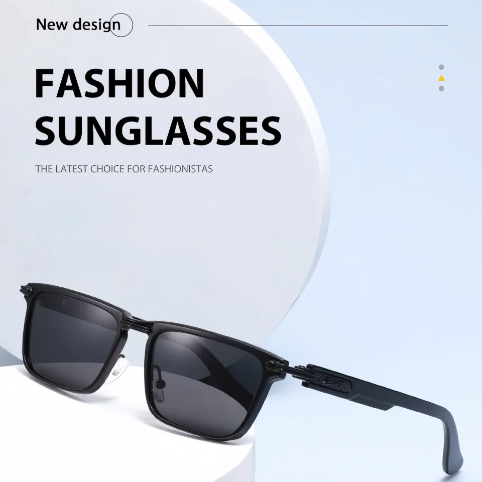 New Lightweight UV Resistant Sunglasses Suitable For Neutral Fashion Square Frame Driving Travel UV400 Sunscreen Outdoor Glasses
New Lightweight UV Resistant Sunglasses Suitable For Neutral Fashion Square Frame Driving Travel UV400 Sunscreen Outdoor Glasses