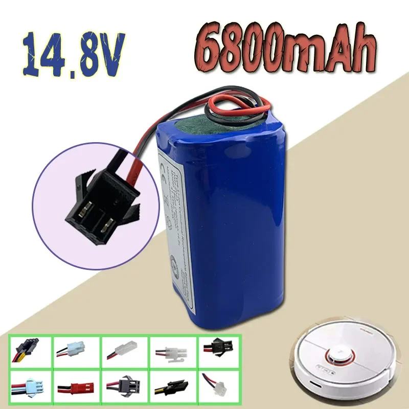 14.8V 6800mAh Lithium-ion Battery For Cecotec Conga 1290 1390 1490 1590 Robot Vacuum Cleaner Battery
14.8V 6800mAh Lithium-ion Battery For Cecotec Conga 1290 1390 1490 1590 Robot Vacuum Cleaner Battery