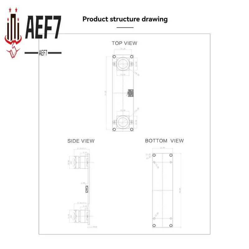 AEF7-36 Degree Camera Module OV9732 1MP 8Mm Dual Camera Module Manual Focus With Shell+Tripod For Winxp/7/8/10 Linux/Android
AEF7-36 Degree Camera Module OV9732 1MP 8Mm Dual Camera Module Manual Focus With Shell+Tripod For Winxp/7/8/10 Linux/Android