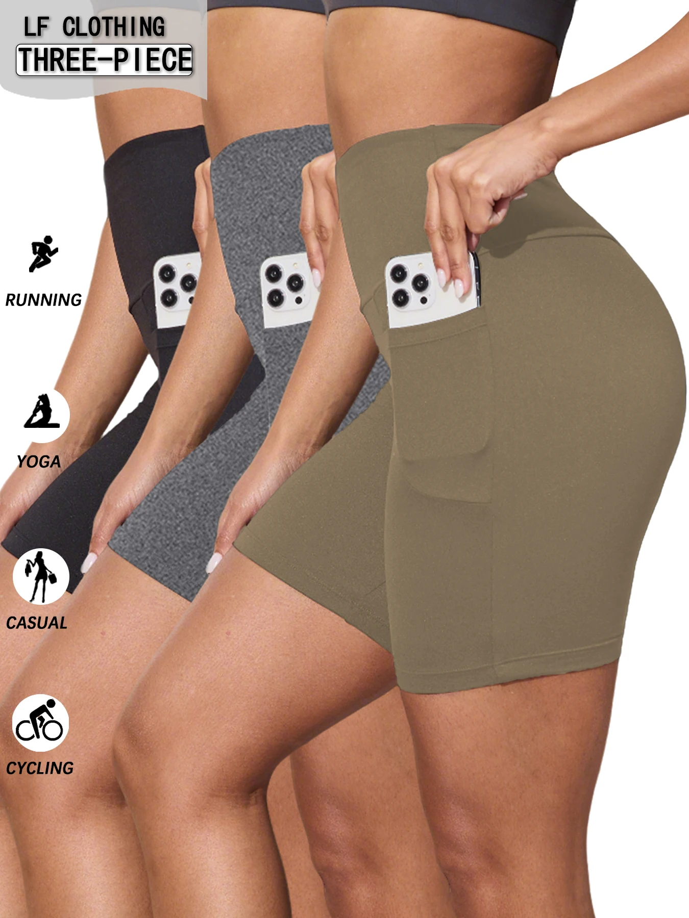 3 Pack High Waisted Biker For Women With Pockets Tummy Control No See Through Workout Running Yoga Push Up Gym Fitness Shorts
3 Pack High Waisted Biker For Women With Pockets Tummy Control No See Through Workout Running Yoga Push Up Gym Fitness Shorts