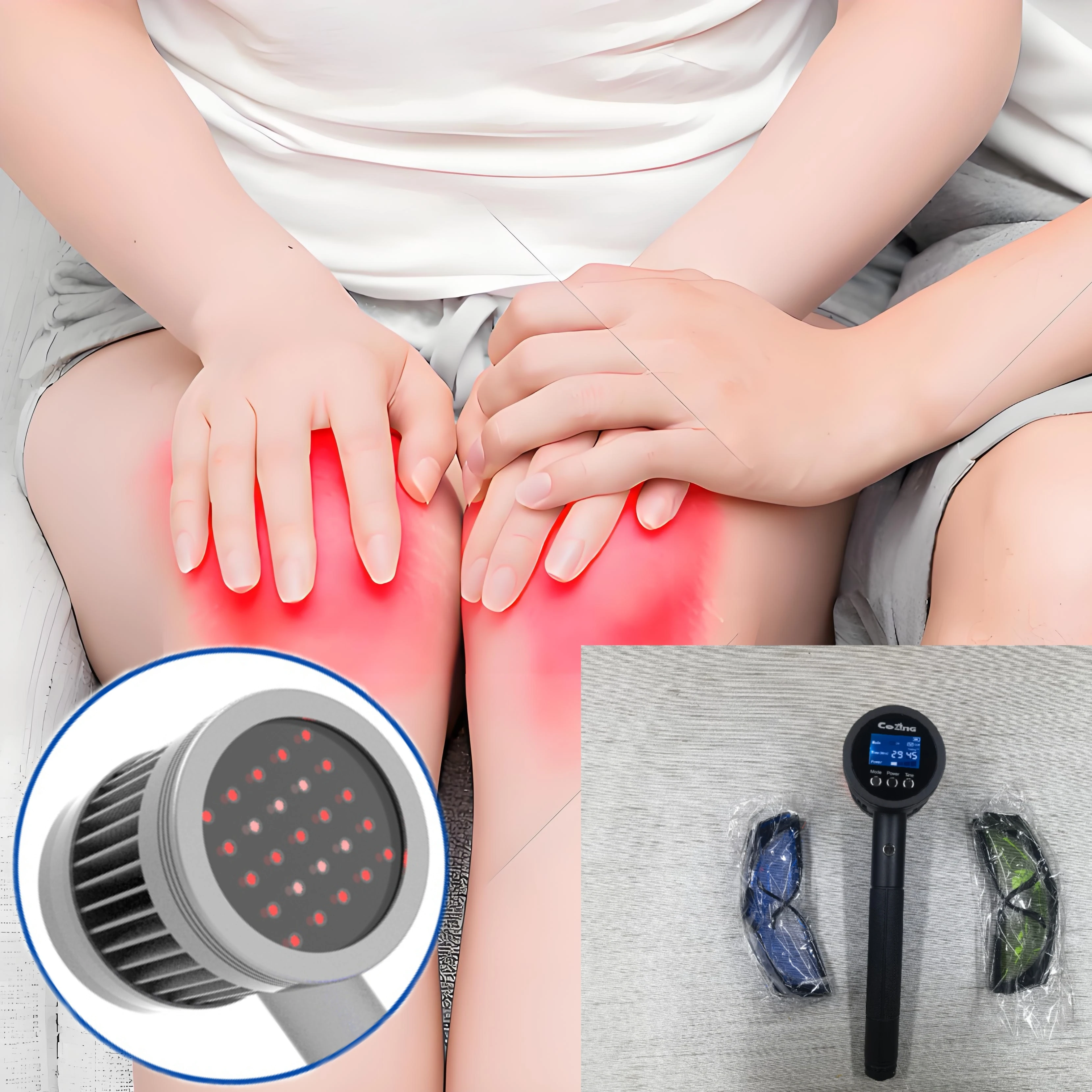 COZING Pet Cold Laser Therapy Ветеринарное устройство Устройство для терапии красным светом для облегчения боли Домашняя светотерапия для собак, кошек, лошадей
COZING Pet Cold Laser Therapy Ветеринарное устройство Устройство для терапии красным светом для облегчения боли Домашняя светотерапия для собак, кошек, лошадей