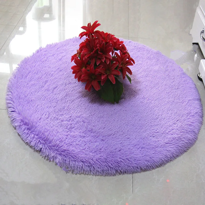 VIKAMA Solid-Color Round Carpet, Living Room Coffee Table, Bedroom Bedside, Silk And Wool Computer Chair Cushion, Home Decor
VIKAMA Solid-Color Round Carpet, Living Room Coffee Table, Bedroom Bedside, Silk And Wool Computer Chair Cushion, Home Decor