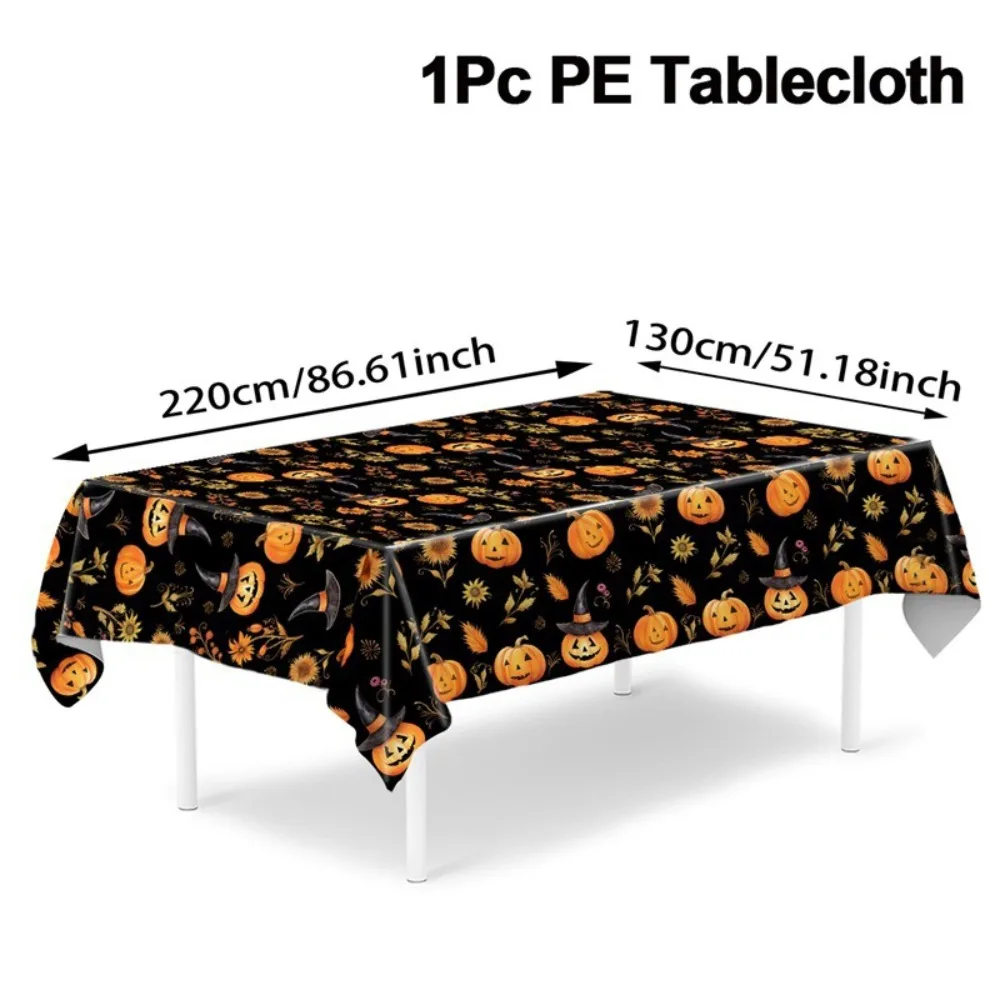 Plastic Halloween Tablecloth Bronzing Table Decoration Pumpkin Table Cover Pumpkin Ghost Haunted House Tablecover
Plastic Halloween Tablecloth Bronzing Table Decoration Pumpkin Table Cover Pumpkin Ghost Haunted House Tablecover
