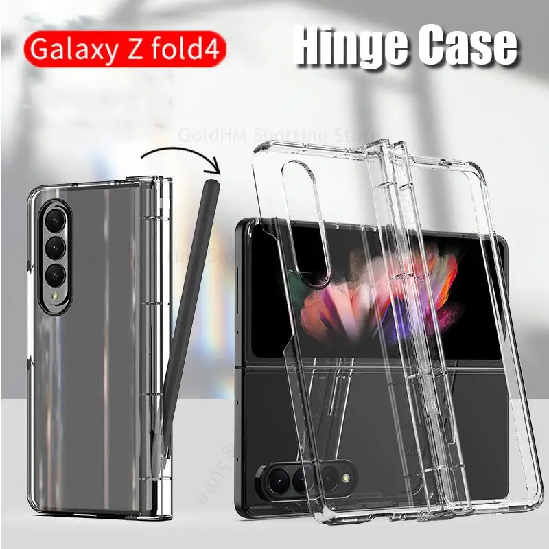 Hinge Case For Samsung Z Fold 4 5G HD Transparent Hard PC Cover For Galaxy Z Fold4 Stylus Socket S Pen Holder Clear Hinged Case
Hinge Case For Samsung Z Fold 4 5G HD Transparent Hard PC Cover For Galaxy Z Fold4 Stylus Socket S Pen Holder Clear Hinged Case