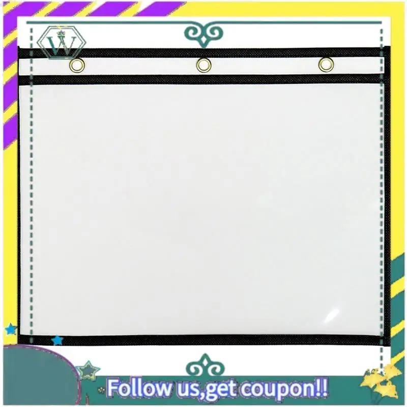 NEW 10PCS Dry Erase File Bag Side-Opening 3-Hole Dry Erase Bag Reusable Dry Erase File Bag School Supplies, Teaching Aids
NEW 10PCS Dry Erase File Bag Side-Opening 3-Hole Dry Erase Bag Reusable Dry Erase File Bag School Supplies, Teaching Aids