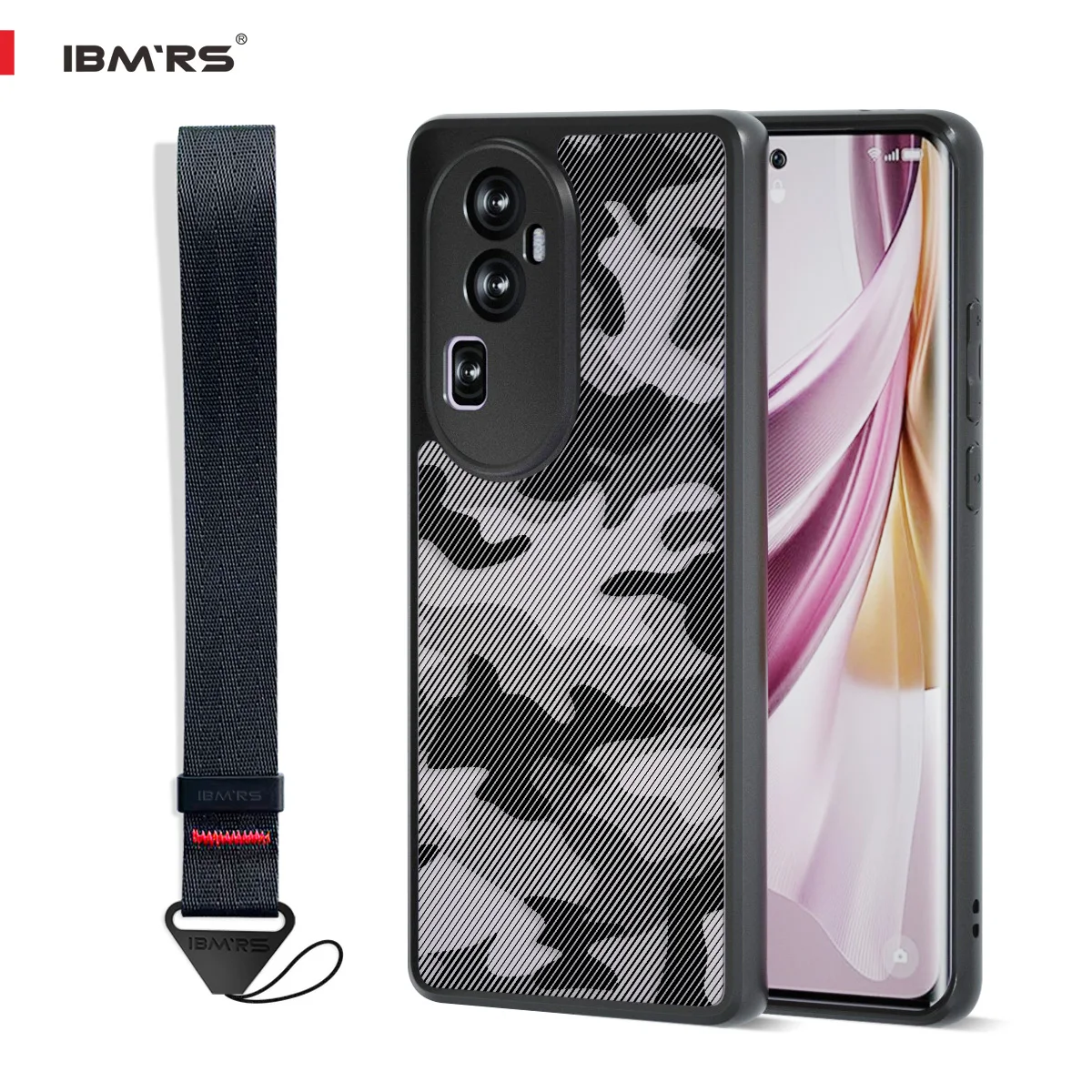 IBMRS for OPPO Reno 10 Pro+ Case Compatible with Reno 10/10 Pro , Matte Anti-Fingerprint Shockproof Cover with Lanyard
IBMRS for OPPO Reno 10 Pro+ Case Compatible with Reno 10/10 Pro , Matte Anti-Fingerprint Shockproof Cover with Lanyard