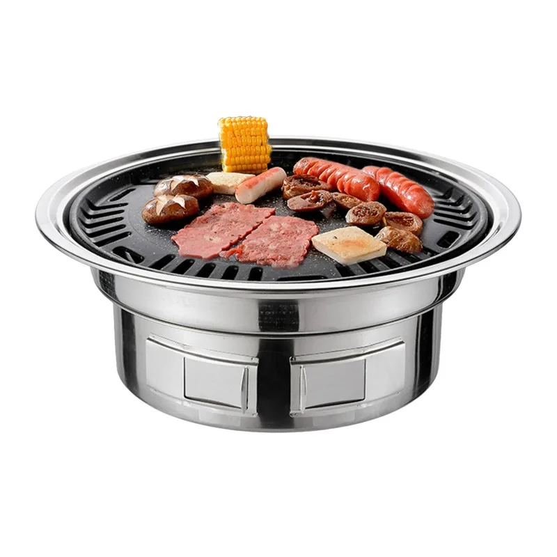13 Inch Korean BBQ Grill Multifunctional Charcoal Barbecue Round Camping Stove Tabletop Smoker Grilled Net
13 Inch Korean BBQ Grill Multifunctional Charcoal Barbecue Round Camping Stove Tabletop Smoker Grilled Net