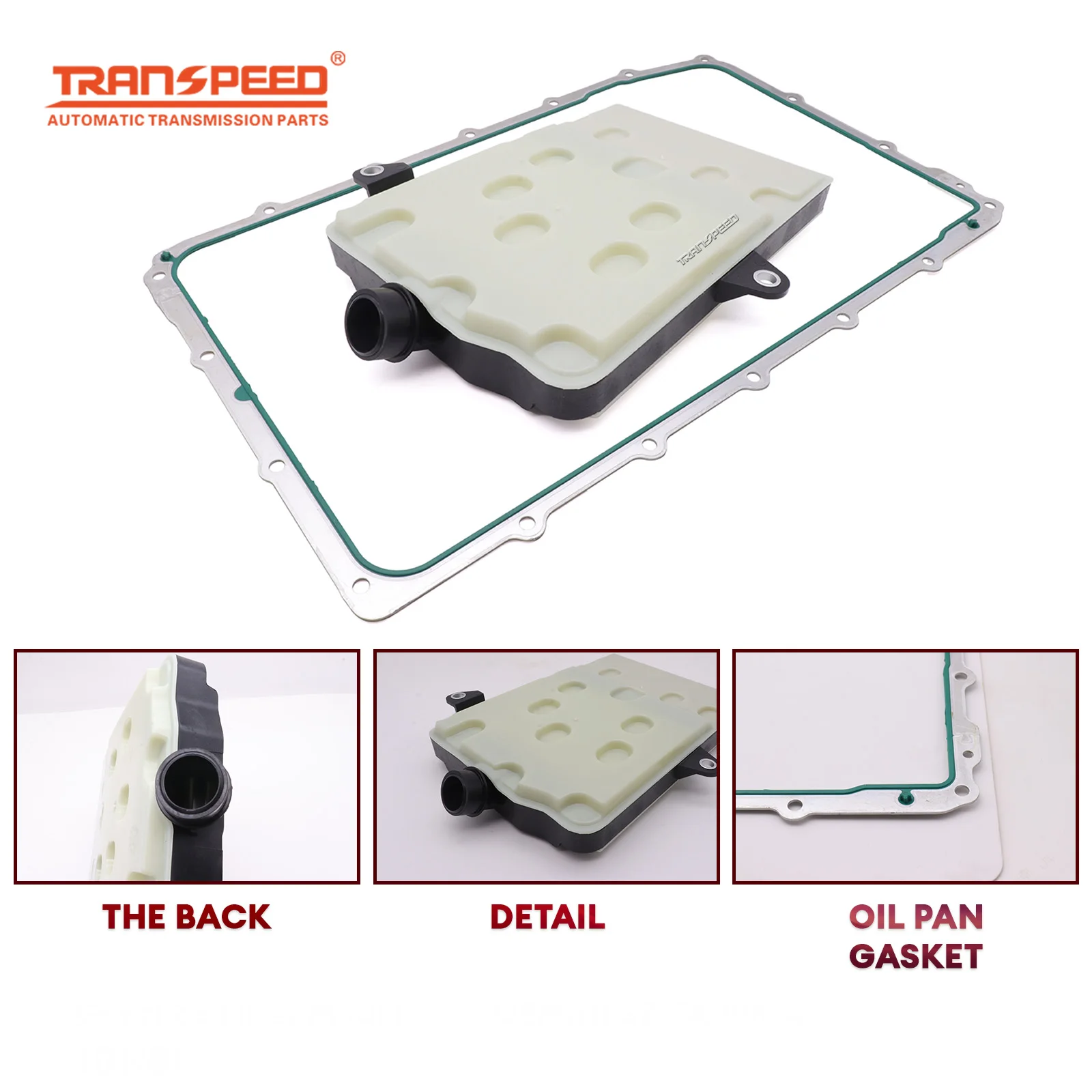 TRANSPEED 10R80 Фильтр трансмиссионной жидкости и комплект прокладок масляного поддона HL3Z-7A098-A для 10-скоростного Ford F-150 Ranger Bronco Mustang
TRANSPEED 10R80 Фильтр трансмиссионной жидкости и комплект прокладок масляного поддона HL3Z-7A098-A для 10-скоростного Ford F-150 Ranger Bronco Mustang