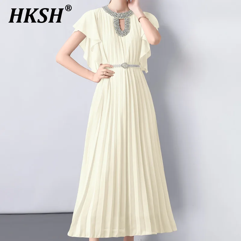 HKSH Spring Summer New Women Original Dress Design Temperament Sweet Stylish Dresses Lantern Sleeve Pleated Party Evening HK5094
HKSH Spring Summer New Women Original Dress Design Temperament Sweet Stylish Dresses Lantern Sleeve Pleated Party Evening HK5094