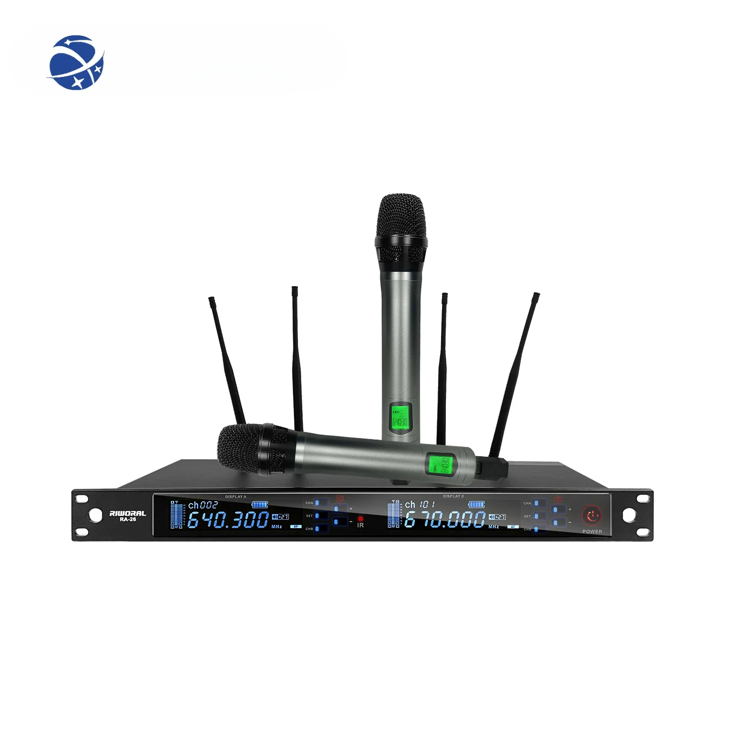 RA-26 Professional Wireless record microphone High Frequency UHF microphone for performance singing
RA-26 Professional Wireless record microphone High Frequency UHF microphone for performance singing